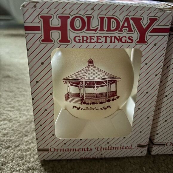 2 Ridgway Pennsylvania Vintage Glass Christmas Holiday Bulbs In Boxes - Picture 2 of 8